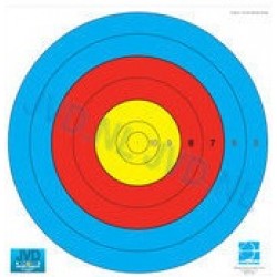 JVD World Archery Target Face 80cm 10-5 Scoring Zones