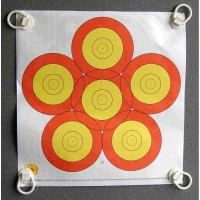 Danage Practice Target Face Multi Centre 6 Spot