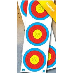 JVD World Archery Target Face 3 x 20cm Vert. Original